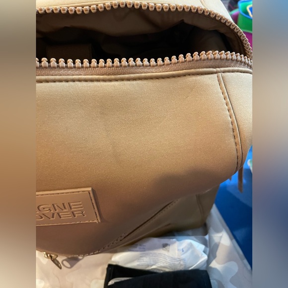Dagne Dover Indi Diaper Backpack Medium in Camel - Picture 12 of 16